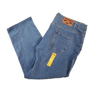 Ross Thompson jeans men's 42x32 relaxed fit straight blue denim pants NEW